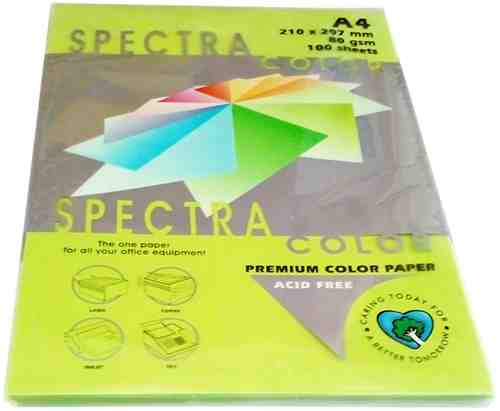 SINAR SPECTRA PHOTOCOPY 80GSM A4 CYBER HP GREEN Shakeel Trading